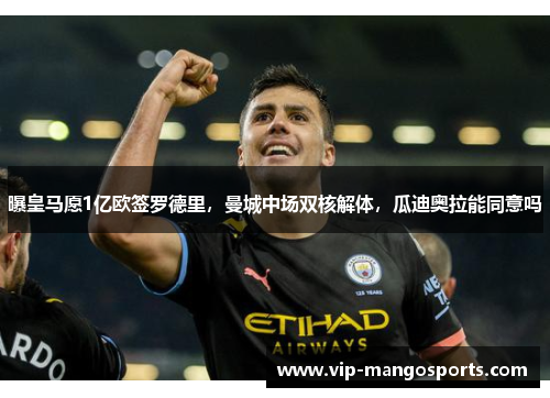 曝皇马愿1亿欧签罗德里，曼城中场双核解体，瓜迪奥拉能同意吗
